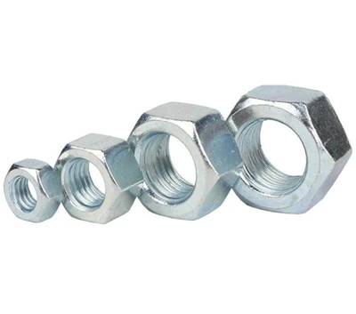 DIN 934 Hex Nuts گريڊ 8، گريڊ 10، لوهي ۽ اسٽينلیس اسٽيل